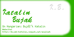 katalin bujak business card
